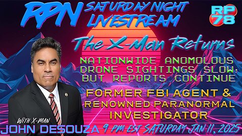 Former FBI Agent Exposes Drones Mystery in NJ with John DeSouza on Sat Night Livestream