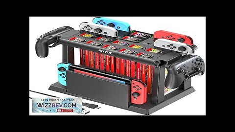 Switch Games Organizer Station with Controller Charger Charging Dock for Nintendo Switch Review