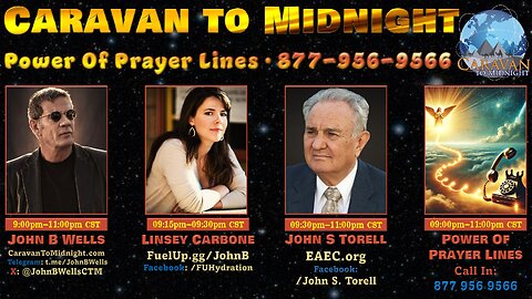 Power of Prayer Lines - John B Wells LIVE