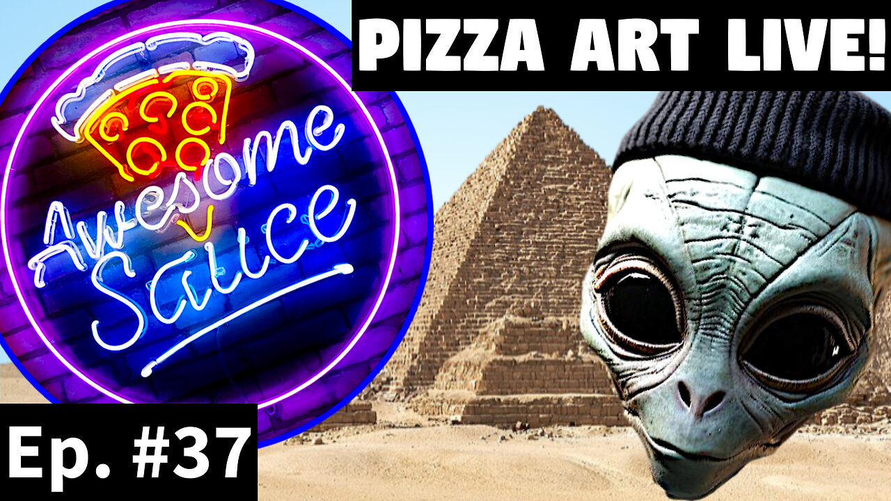 Awesome Sauce PIZZA ART LIVE Ep. #37: Chaos in Roswell!