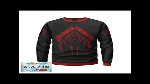 Iconic Warframe Lotus Petals Logo Design Crewneck Sweater Review