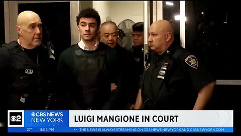 Accused CEO killer Luigi Mangione in NYC court for pre-trial appearance In a bullet proof vest