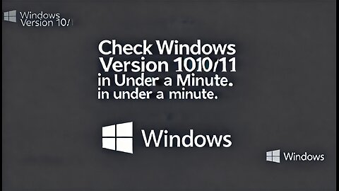 How to Check Your Windows Version in Seconds (10/11) | FixItFast