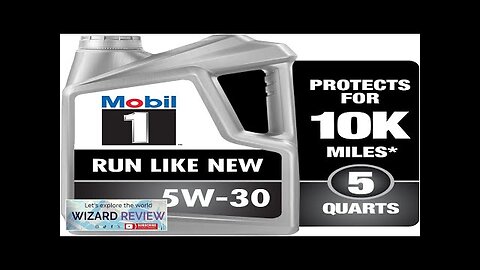 Mobil 1 Advanced Full Synthetic Motor Oil 5W-30 5 Quart Review