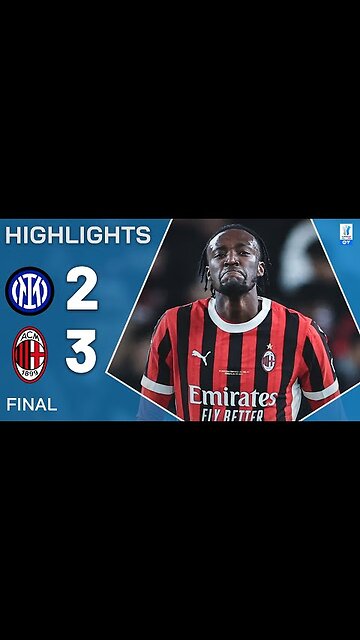 INTER-MILAN 2-3 | HIGHLIGHTS | Abraham Scores Last-Minute Winner! | EA SPORTS FC Supercup 2025
