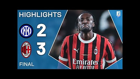 INTER-MILAN 2-3 | HIGHLIGHTS | Abraham Scores Last-Minute Winner! | EA SPORTS FC Supercup 2025