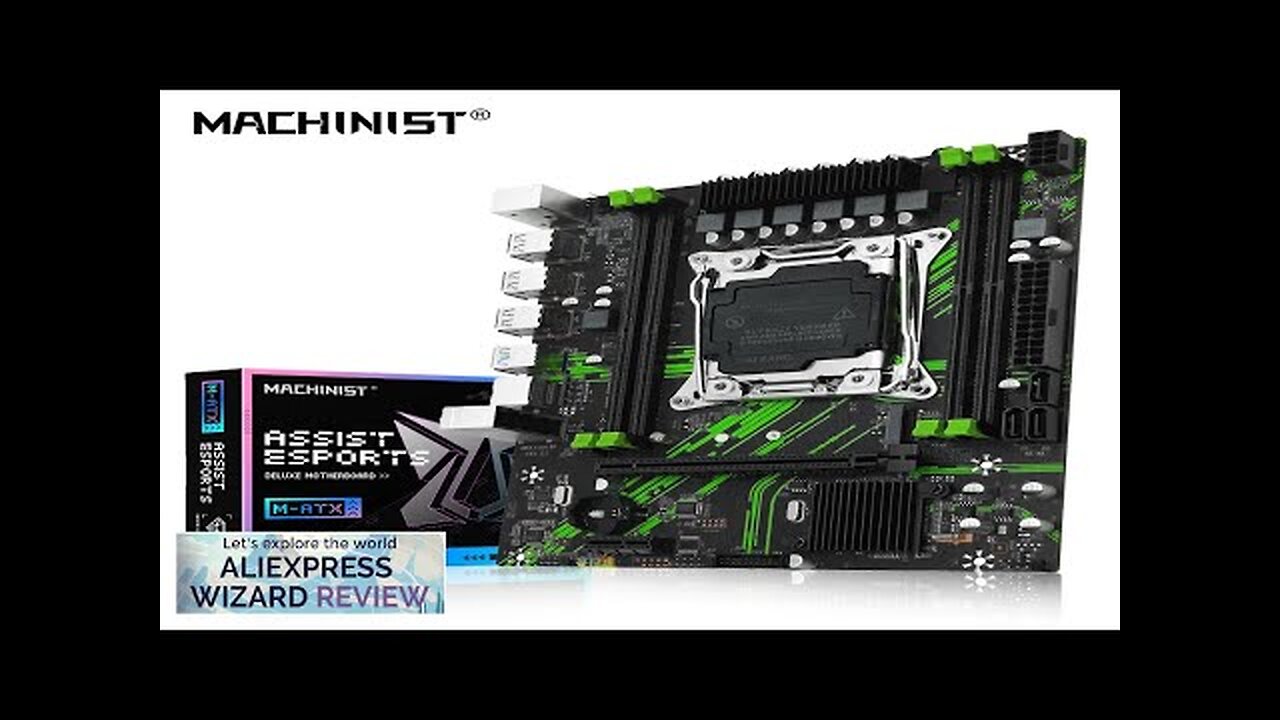 MACHINIST X99 PR9 X99 Motherboard Support LGA 2011-3 Intel Xeon E5 V3&V4 Review