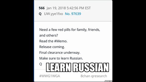 *** MUST WATCH *** - MAKE SURE TO LEARN RUSSIAN - Q-566