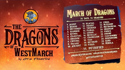 Drawin’ Dragons! - March of Dragons 2025!