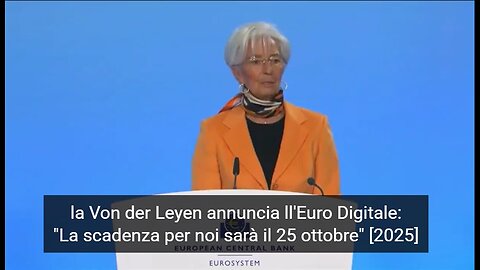 la Von der Leyen annuncia l'EURO digitale per ottobre 2025