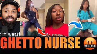 GHETTO Nurse TWERKSS On DISABLED Patients and POSTS Videos on TikTok