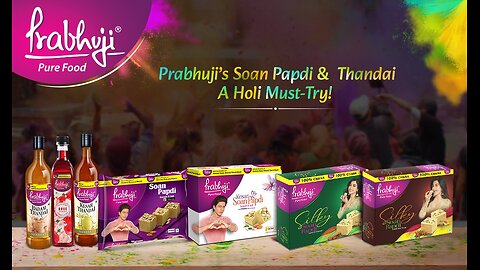 Prabhuji Badam Thandai & Colors: Holi's Perfect Combo!