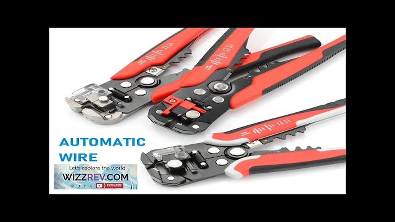 Professional Electrician Wire Tool Cable Wire Stripper Cutter Crimper Automatic Review