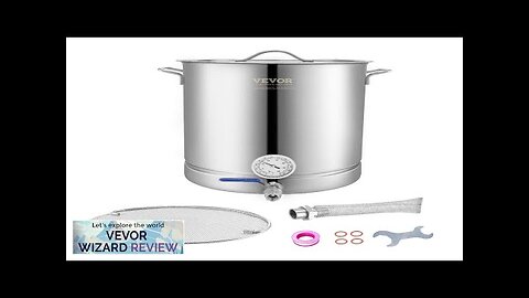 VEVOR Stainless Steel Kettle 16 GALLON Brewing Pot Tri Ply Bottom Review