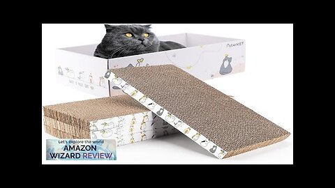 PatiencET 4 Pack Cat Scratch Pad with Box Cardboard Cat Scratcher Review