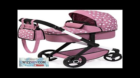 Bayer Design Dolls: Xeo Pram Pink White Stars Dolls Review