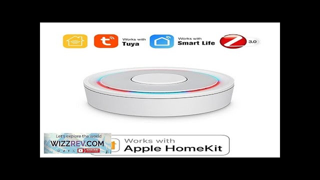 Tuya Homekit Zigbe Wired Gateway Hub APP Remote Control Intelligent Smart Home Review