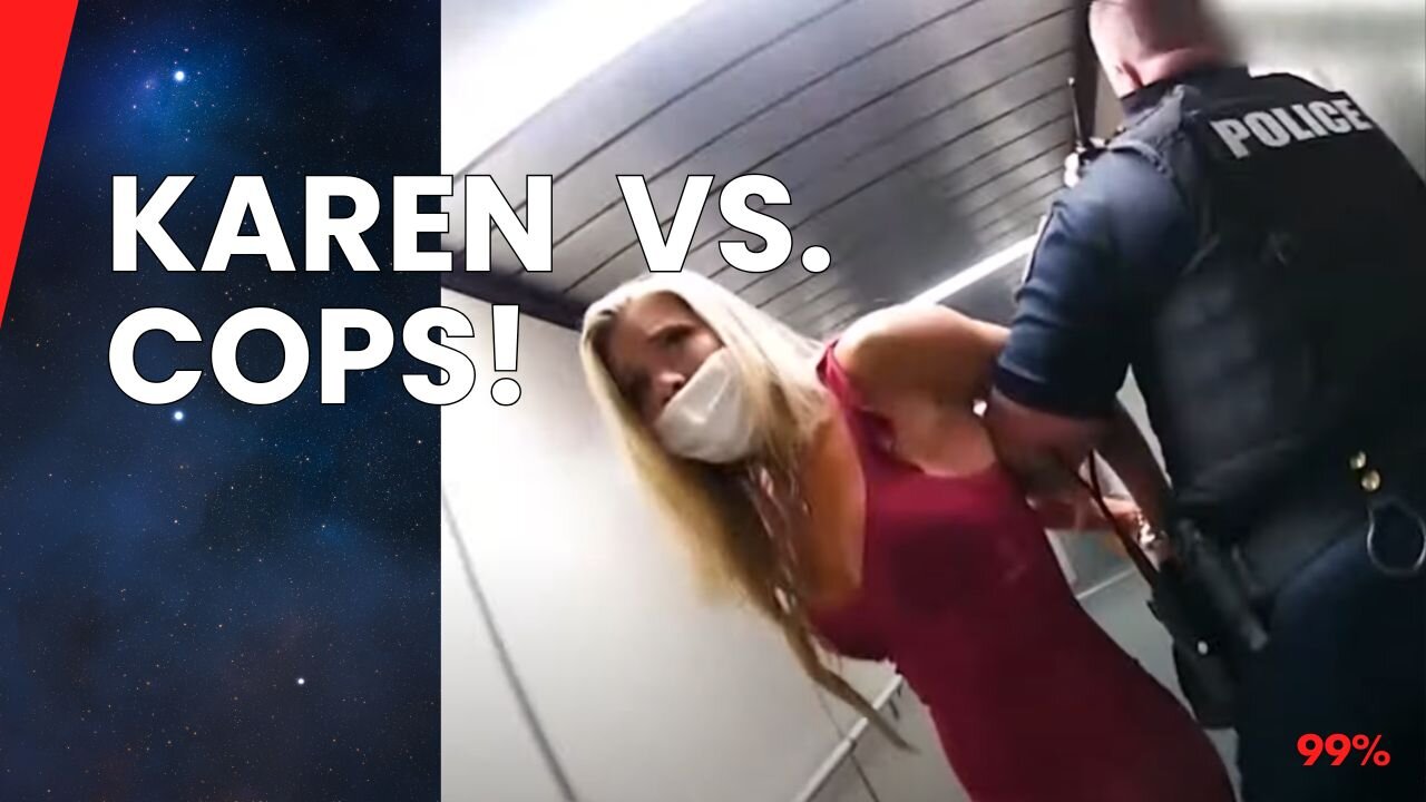 AIRPORT KARENS vs. COPS! Entitled Tantrums Go WRONG! (Instant Karma)