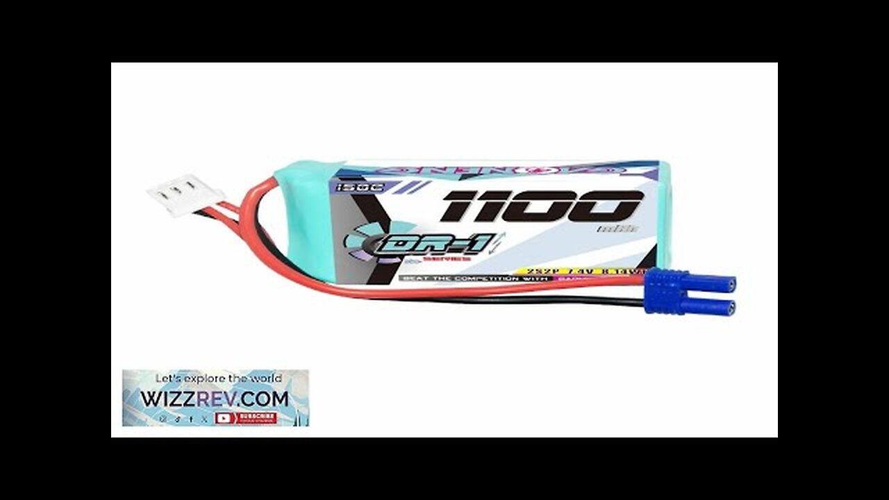 Gaoneng 7.4V 1100mAh 150C 2S LiPo Battery EC2 Plug/T Plug for 1/24 Review