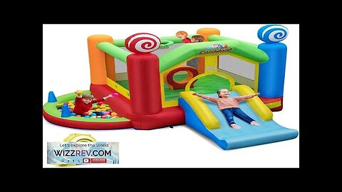 BOUNTECH Inflatable Bounce House Large Bouncy House with Ball Pit for Kids Review