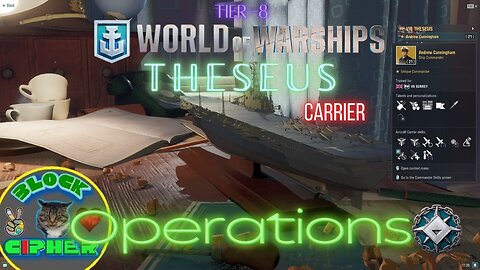 *PREMIUM SHIP* British Carrier Tier-8 THESEUS in Ops | World of Warships