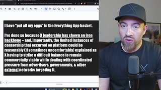 Mike Benz says that X no longer has platform security for creators