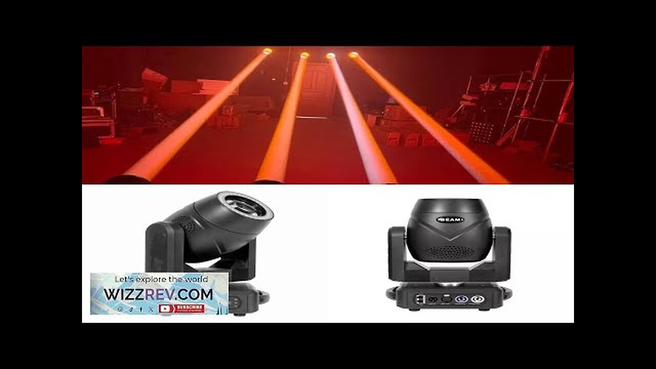 4pcs spot moving head gobo 100w lyre led dmx gobo stage moving Review