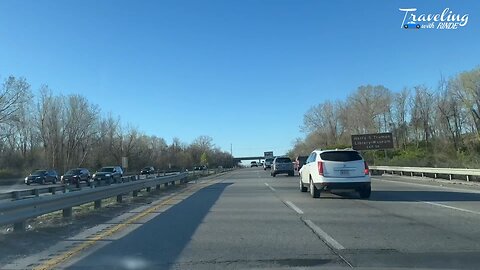 DRIVE THRU KANSAS CITY AT NOON | SOOTHING HIGHWAY VIEWS 🌄🚘
