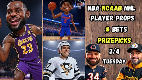 BEST 9 FREE NBA Player Props TODAY | NCAAB PICKS| NHL PROPS | TUESDAY 3/4/25