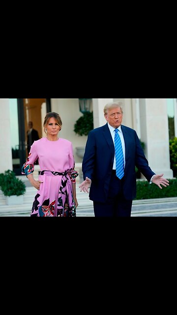 First Lady Melania and President Trump NEW VIRAL VIDEO at White House