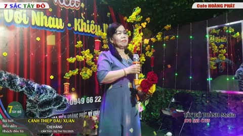 CÁNH THIỆP ĐẦU XUÂN- CHỊ HẰNG - 7 Sắc Tây Đô