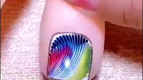 🌈✨ Bright and Beautiful: Easy Colorful Nail Art Tutorial! 🎨