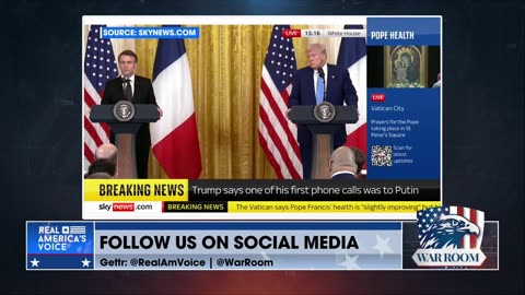 Warroom Ep 4293: Macron Pushes Security In Ukraine; Fed Employees Plot Against Trump (MON 2.24.25)