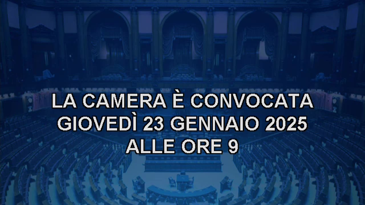 Roma - Camera - 19° Legislatura - 415° seduta (23.01.25)