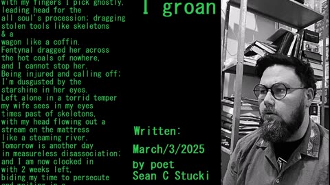 I groan - poem