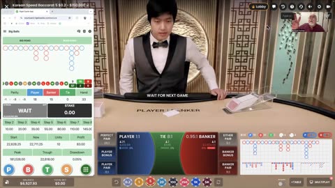 How to win at baccarat with the Rigel Castle App with "Big Balls" with the Glaurung MM