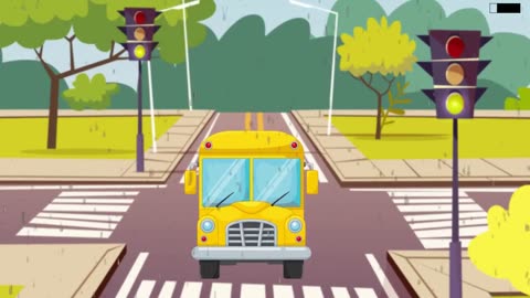 WHEEL ON THE BUS - 2D Poem - HD | 2021 | Kids Entertainment & Education