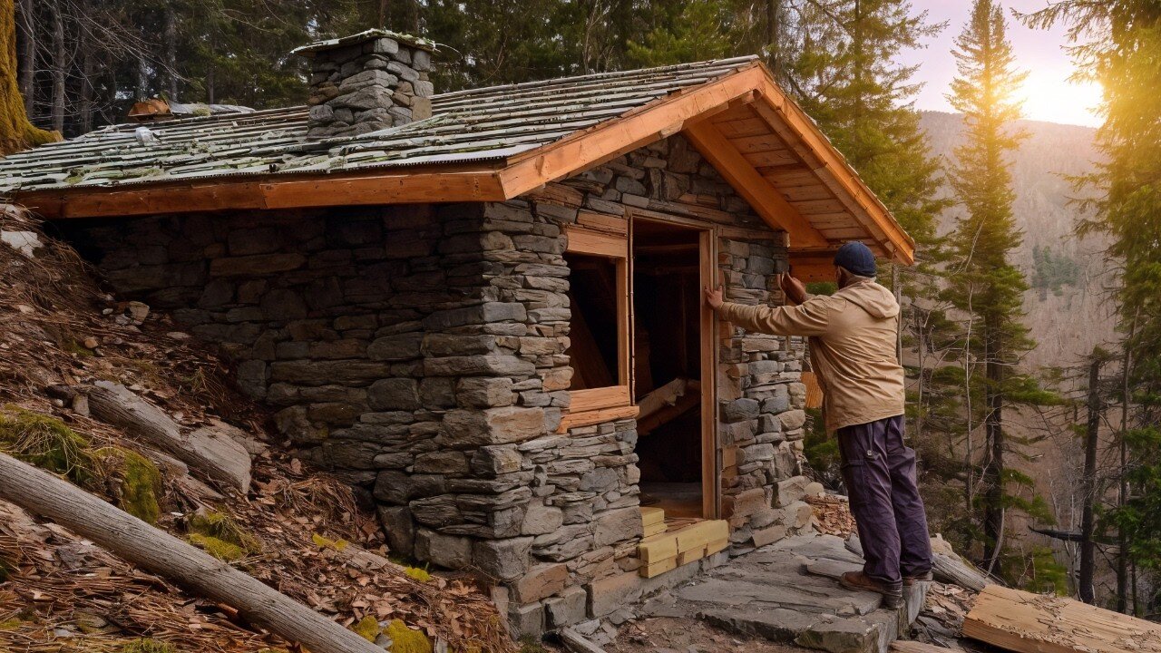Living Among the Trees: A 30-Day Challenge to Build a House of Stones and Logs