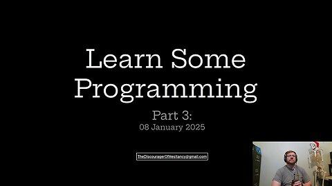 Beginner Programming: Part 03