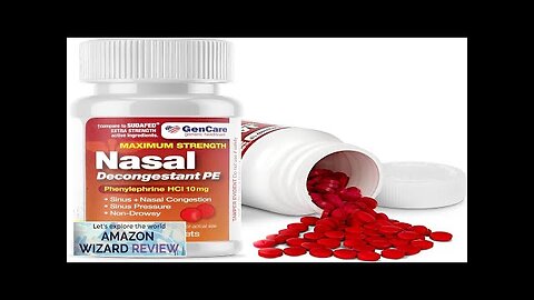 GenCare Nasal Decongestant (10mg Tablets) Phenylephrine HCl (300 Tablets Per Bottle) Review