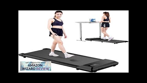 Walking Pad Treadmill 2 in 1 Under Desk Treadmill for Home Portable Review