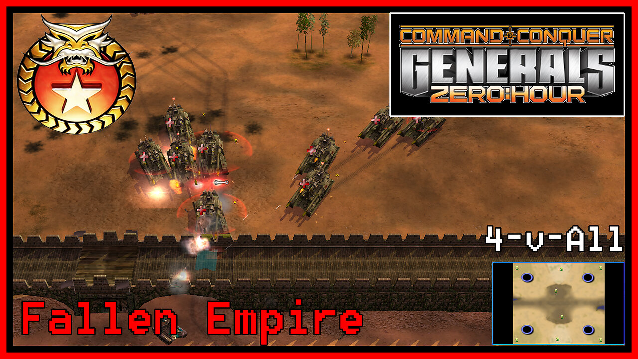 C&C Generals Zero Hour | Tank General | 4-for-All | Fallen Empire