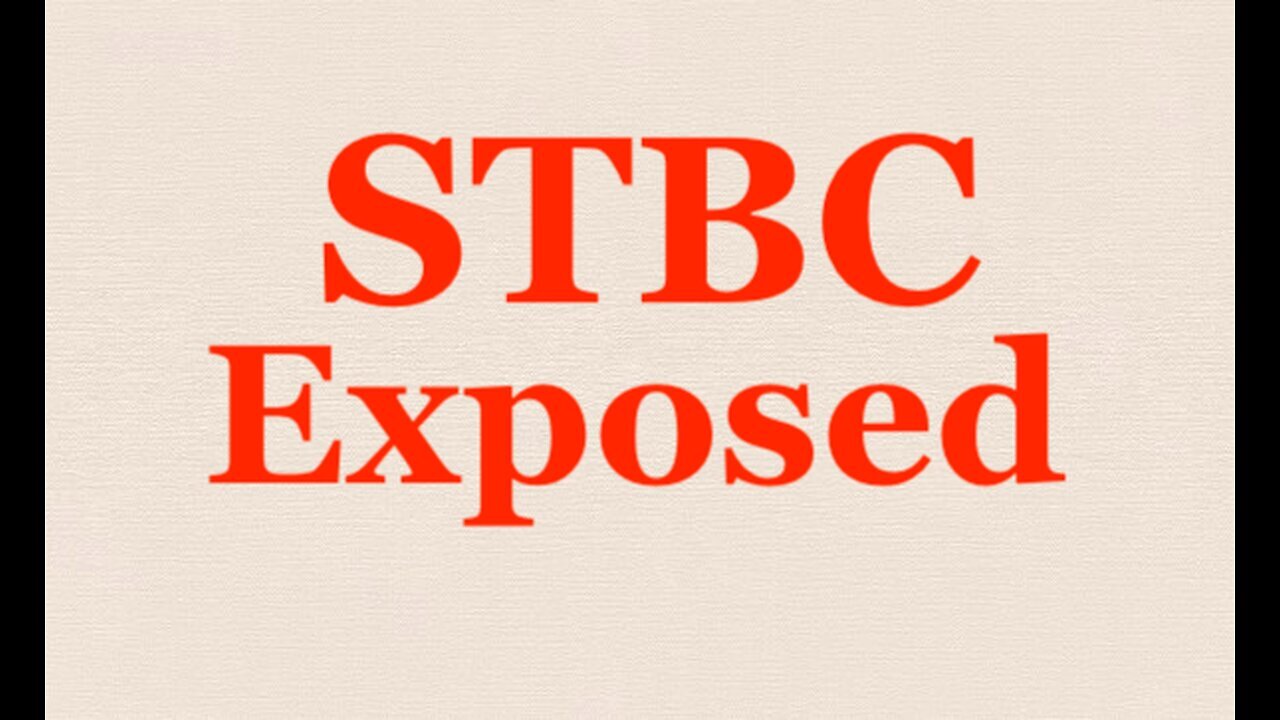 The Jesuit Vatican Shadow Empire 370 - STBC Exposed