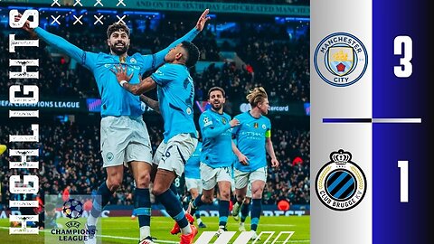 Manchester City 3-1 Club Brugge | Match Highlights | Champions League 24/25