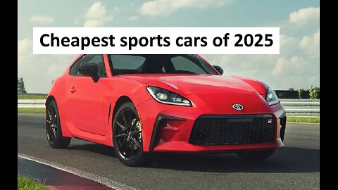 Cheapest sports cars of 2025, some even have manuals