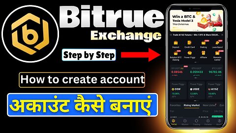 How to create Bitrue Account | how to Signup bitrue account | Bitrue me account kaise banaye