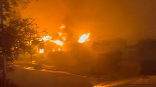 California Wildfires Cause Devastation All Around - This Is Radcliffe Ave. In Pacific Palisades