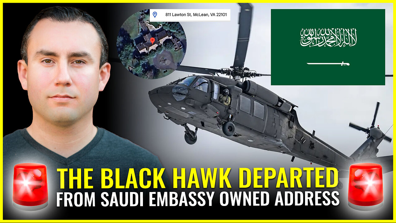 ALERT: The black hawk departed from Saudi embassy owned address