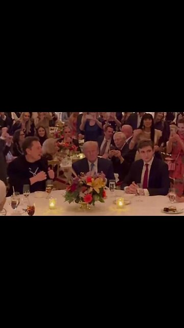 YMCA with Donald Trump, Elon Musk and Barron Trump