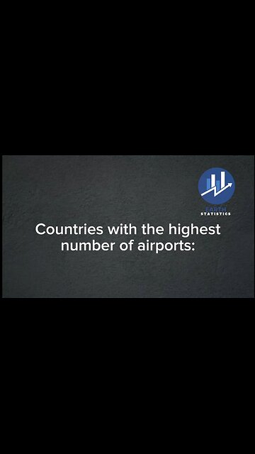 Countries with the highest number of airports...